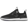 imageTrue LUX Hybrid Mens Golf Shoes Waterproof Knit Upper 100 Nappa Leather SaddleHigh Vis Black