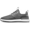 imageTrue LUX Hybrid Mens Golf Shoes Waterproof Knit Upper 100 Nappa Leather SaddleHigh Vis Grey