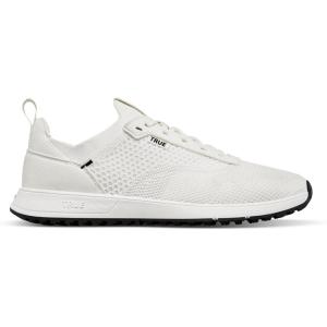 imageTRUE Linkswear All Day Knit 3 Breathable Mens Golf Shoes Lightweight Comfort On and Off The CourseWhite