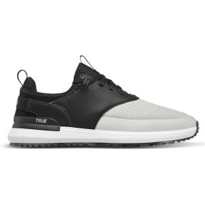 imageTrue LUX Hybrid Mens Golf Shoes Waterproof Knit Upper 100 Nappa Leather SaddleTuxedo