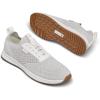 imageTRUE Linkswear All Day Knit II Mens Golf Shoe Breathable Lightweight  Comfort On and Off The Golf CourseBone White
