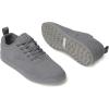 imageTRUE Linkswear FS01 Womens Sneakers  Weather Resistant EcoGenuine Leather Classic Style for AllDay Wear BlackFog