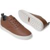 imageTRUE Linkswear FS01 Womens Sneakers  Weather Resistant EcoGenuine Leather Classic Style for AllDay Wear BlackRich Mahogany