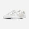 imageTRUE Linkswear FS02 Mixed Media Mens Golf ShoesWater Resistant Premium Full Grain LeatherWhite Truffle