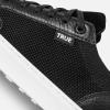 imageTRUE Linkswear FS02 Mixed Media Womens Golf Shoes Premium Full Grain Leather ampamp Durable Nubuck Suede PanelingBlack Truffle