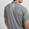 imageTRUE Linkswear Lux Mens Polo UPF 50 Sun Protection Anti Wrinkle Moisture WickingGoat Grey