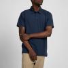 imageTRUE Linkswear Lux Mens Polo UPF 50 Sun Protection Anti Wrinkle Moisture WickingNavy