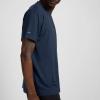 imageTRUE Linkswear Lux Mens TShirt UPF 50 Sun Protection Anti Wrinkle Moisture WickingNavy