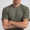 imageTRUE Linkswear Lux Mens TShirt UPF 50 Sun Protection Anti Wrinkle Moisture WickingOlive