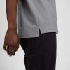 imageTRUE Linkswear Lux Mock Polo Mens TShirt UPF 50 Sun Protection Anti Wrinkle Moisture WickingGoat Grey