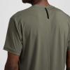 imageTRUE Linkswear Lux Mock Polo Mens TShirt UPF 50 Sun Protection Anti Wrinkle Moisture WickingOlive