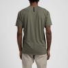 imageTRUE Linkswear Lux Mock Polo Mens TShirt UPF 50 Sun Protection Anti Wrinkle Moisture WickingOlive