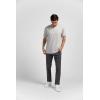 imageTRUE Linkswear Lux Mock Polo Mens TShirt UPF 50 Sun Protection Anti Wrinkle Moisture WickingStone