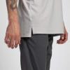 imageTRUE Linkswear Lux Mock Polo Mens TShirt UPF 50 Sun Protection Anti Wrinkle Moisture WickingStone