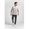 imageTRUE Linkswear Lux Mock Polo Mens TShirt UPF 50 Sun Protection Anti Wrinkle Moisture WickingStone