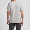 imageTRUE Linkswear Lux Mock Polo Mens TShirt UPF 50 Sun Protection Anti Wrinkle Moisture WickingStone