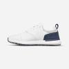 imageTRUE Linkswear Lux Tour Mens Golf Shoes Top Grain Napa Leather WaterproofWhite Navy