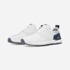 imageTRUE Linkswear Lux Tour Mens Golf Shoes Top Grain Napa Leather WaterproofWhite Navy
