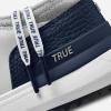imageTRUE Linkswear Lux Tour Mens Golf Shoes Top Grain Napa Leather WaterproofWhite Navy