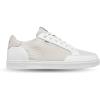 imageTRUE Linkswear FS02 Mixed Media Mens Golf ShoesWater Resistant Premium Full Grain LeatherWhite Truffle