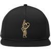 imageTRUE Linkswear Lux Tech 5Panel Snapback Hat Dead Golfer Design Black One Size