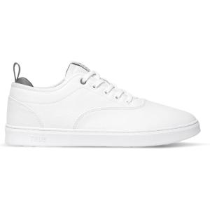 imageTRUE Linkswear FS01 Mens Sneakers  Weather Resistant EcoGenuine Leather Classic Style for AllDay WearWhite
