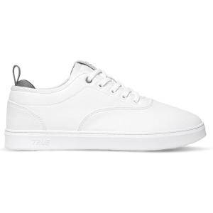 imageTRUE Linkswear FS01 Womens Sneakers  Weather Resistant EcoGenuine Leather Classic Style for AllDay Wear BlackWhite