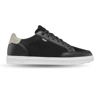 imageTRUE Linkswear FS02 Mixed Media Mens Golf ShoesWater Resistant Premium Full Grain LeatherBlack Truffle