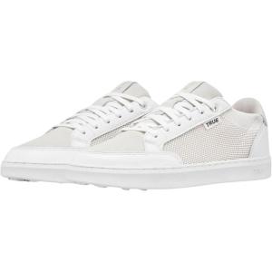 imageTRUE Linkswear FS02 Mixed Media Womens Golf Shoes Premium Full Grain Leather ampamp Durable Nubuck Suede PanelingWhite Truffle