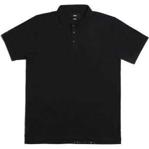 imageTRUE Linkswear Lux Mens Polo UPF 50 Sun Protection Anti Wrinkle Moisture WickingBlack