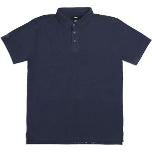 imageTRUE Linkswear Lux Mens Polo UPF 50 Sun Protection Anti Wrinkle Moisture WickingNavy