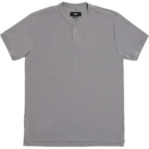 imageTRUE Linkswear Lux Mock Polo Mens TShirt UPF 50 Sun Protection Anti Wrinkle Moisture WickingGoat Grey
