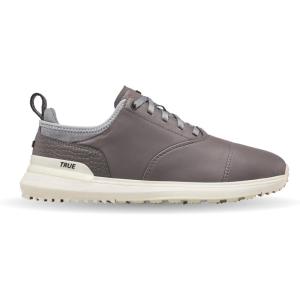 imageTRUE Linkswear Lux Tour Mens Golf Shoes Top Grain Napa Leather WaterproofHeritage Grey