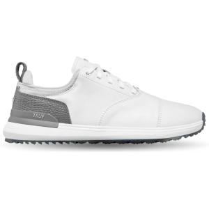 imageTRUE Linkswear Lux Tour Mens Golf Shoes Top Grain Napa Leather WaterproofStaple White