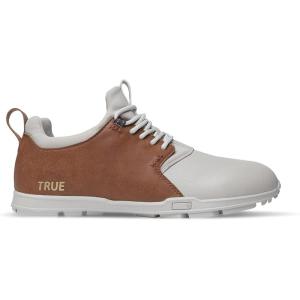 imageTRUE linkswear Original 12 Mens Golf Shoes for Superior Comfort and Breathability Soft WhiteBrown  Size 9