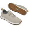 imageTRUE Linkswear All Day Ripstop Mens Golf Shoes Ergonomic Minimalist Design for Enhanced Natural ComfortSteele St Grey