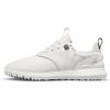 imageTrue LUX Hybrid Mens Golf Shoes Waterproof Knit Upper 100 Nappa Leather SaddleHigh Vis White
