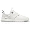 imageTrue LUX Hybrid Mens Golf Shoes Waterproof Knit Upper 100 Nappa Leather SaddleHigh Vis White